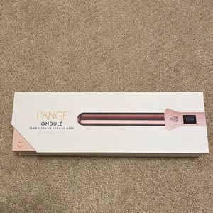 Brand New Blush L’ANGE ONDULÉ 25mm titanium curling wand